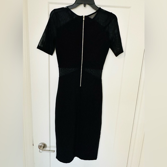 French connection black fitted dress size S US 6 - Picture 4 of 7